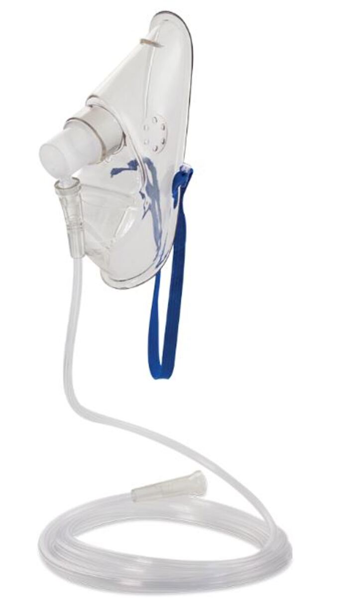 ADULT OXYGEN MASK AND TUBING