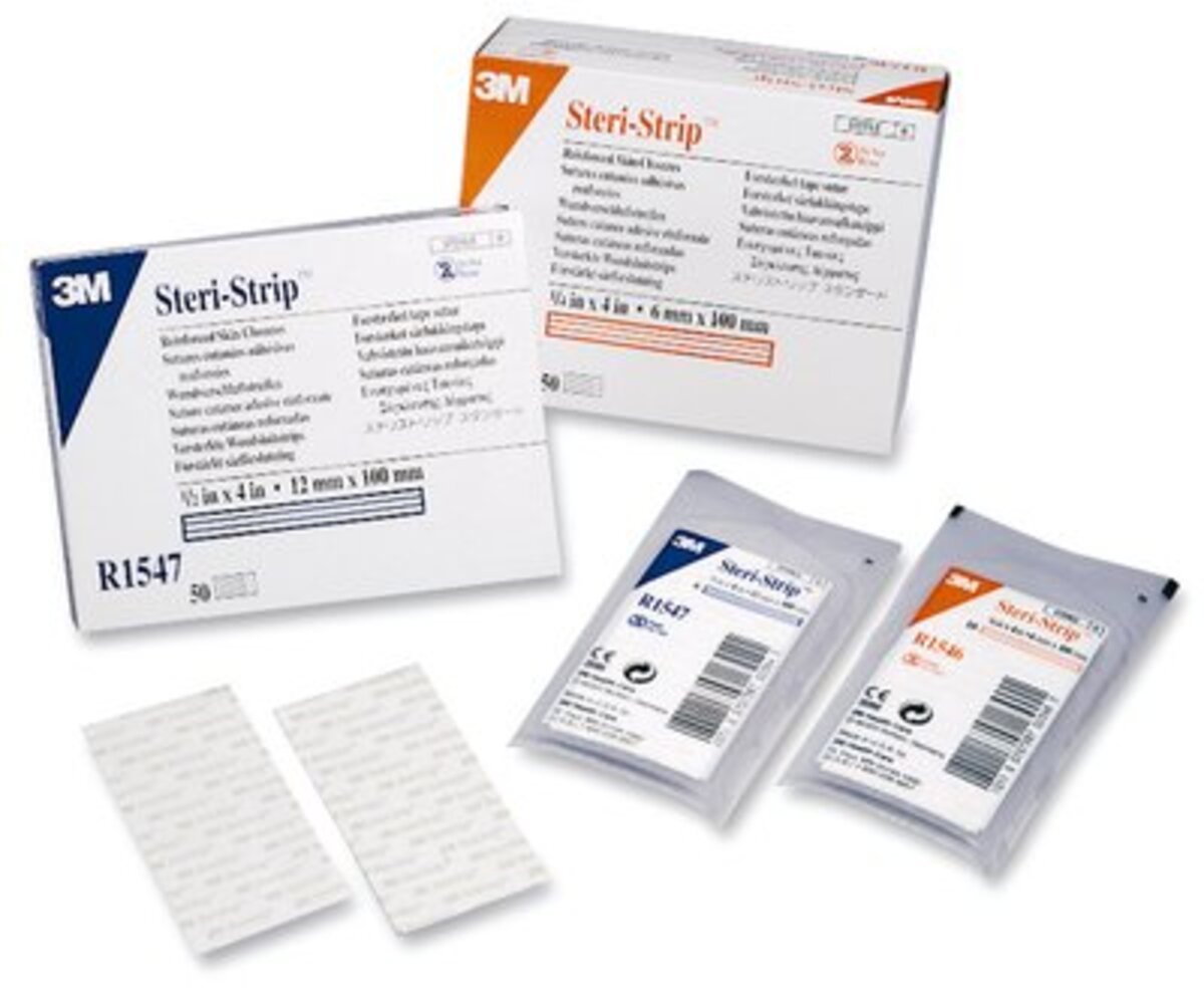 Steri-Strip Reinforced 3mm x 75mm (3 strips per envelope) x50