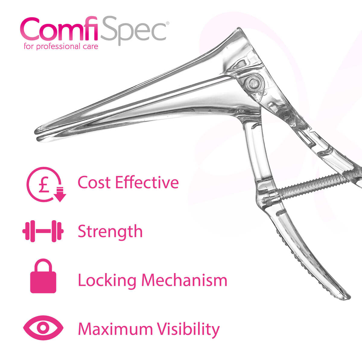 ComfiSpec® Speculum with Lock Extra Small ( previously known as Virgin) x25