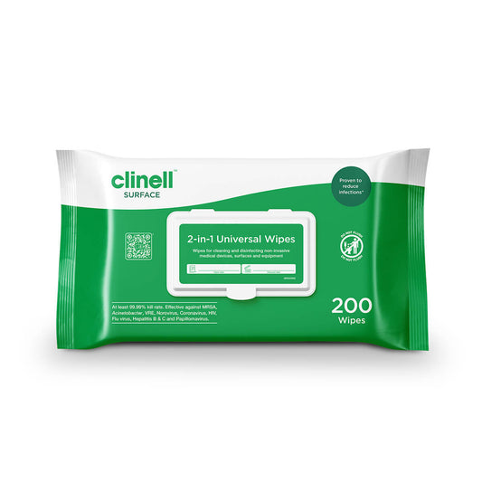 Clinell Wipes Universal Ex-large Pack of 200