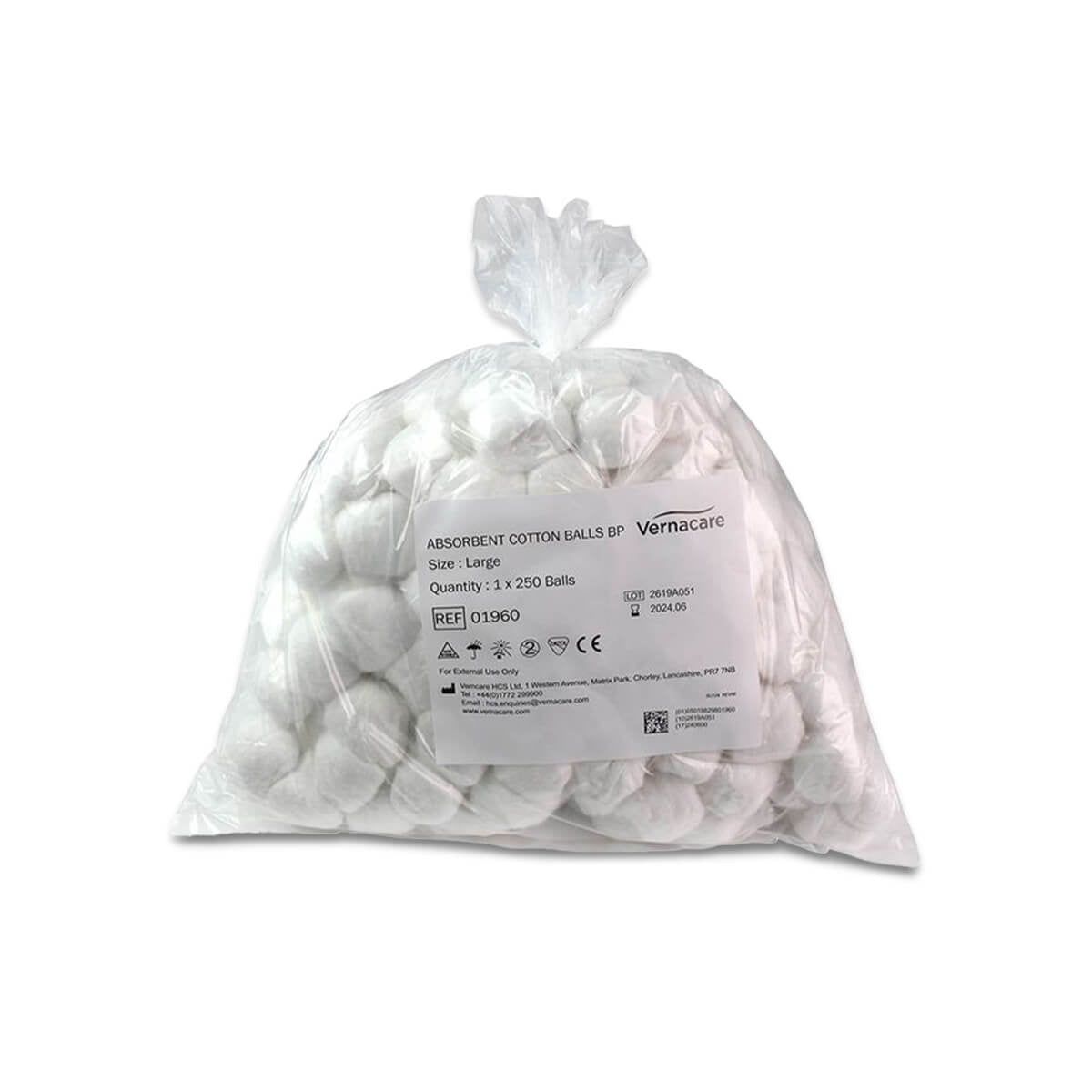 Cotton Wool Balls Large x250