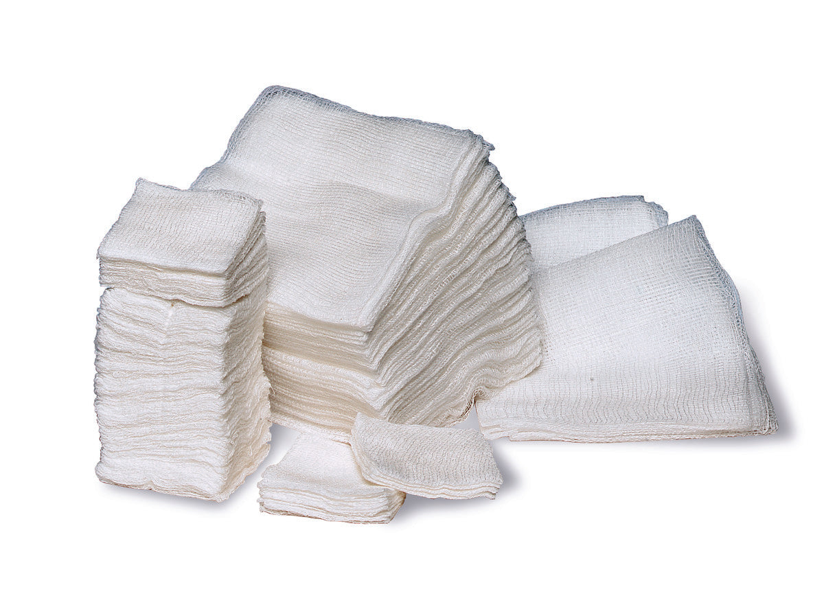 Gauze Swabs (Non-sterile) 8 ply White 5cm x 5cm x100